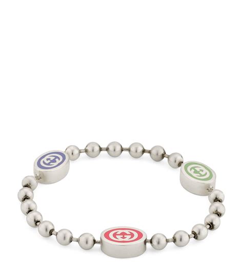 gucci blind for love bracelet|gucci sterling silver boule bracelet.